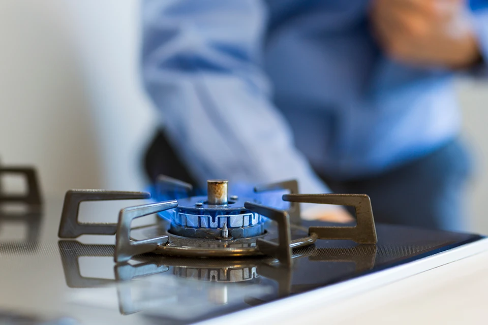 ガスコンロの点検