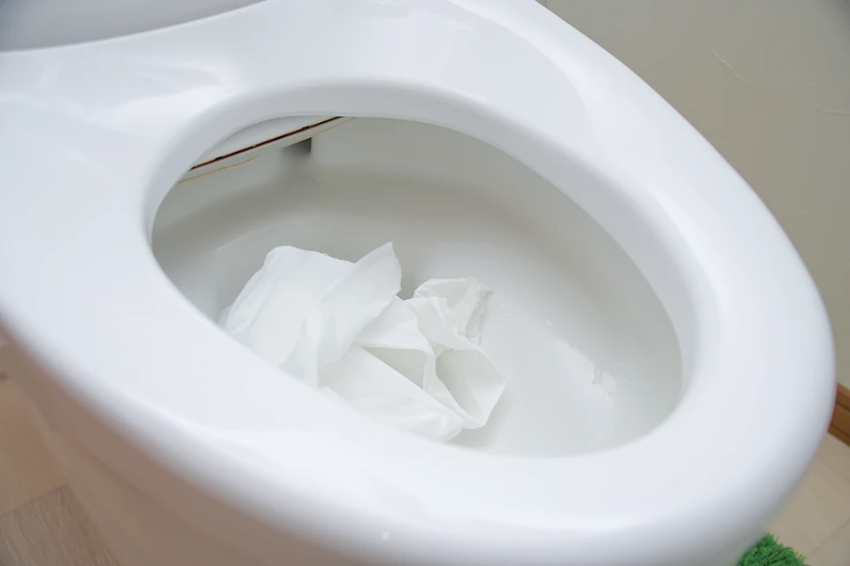 トイレの詰まり